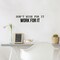Kitcheniva Vinyl Wall Art Decal - Don't Wish for It Work for It 6" x 25"